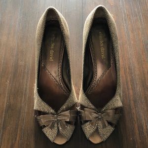 Charles David open toe shoes 7 1/2
